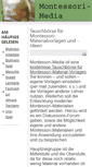 Mobile Screenshot of montessori-media.de